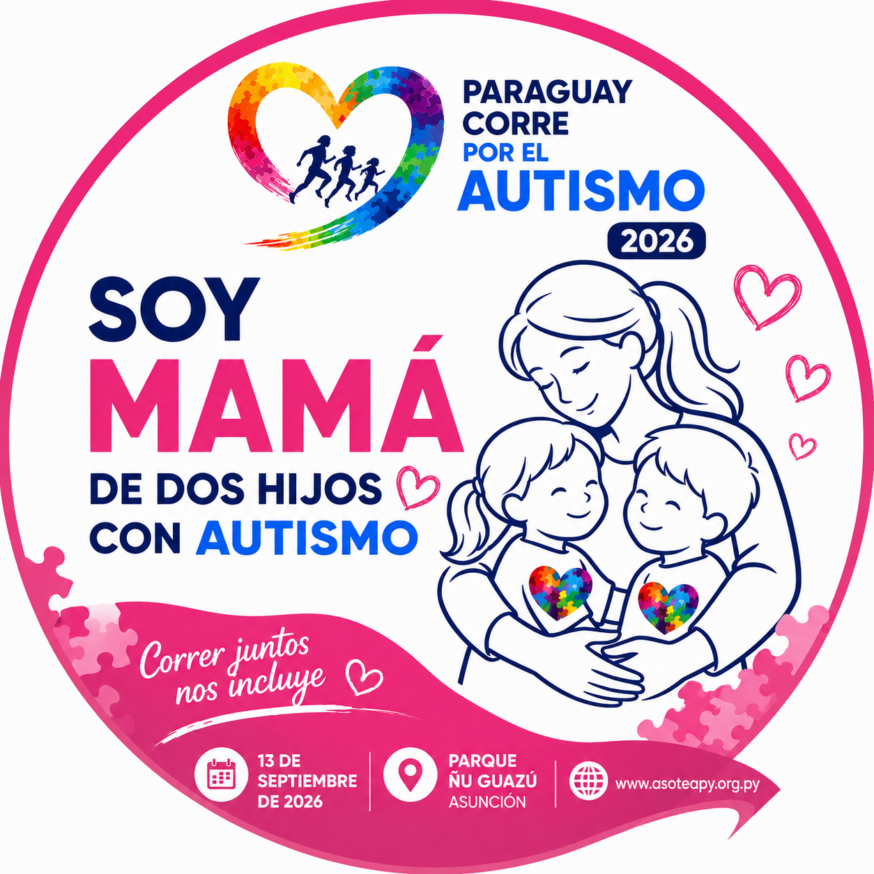 Mamá de dos personas